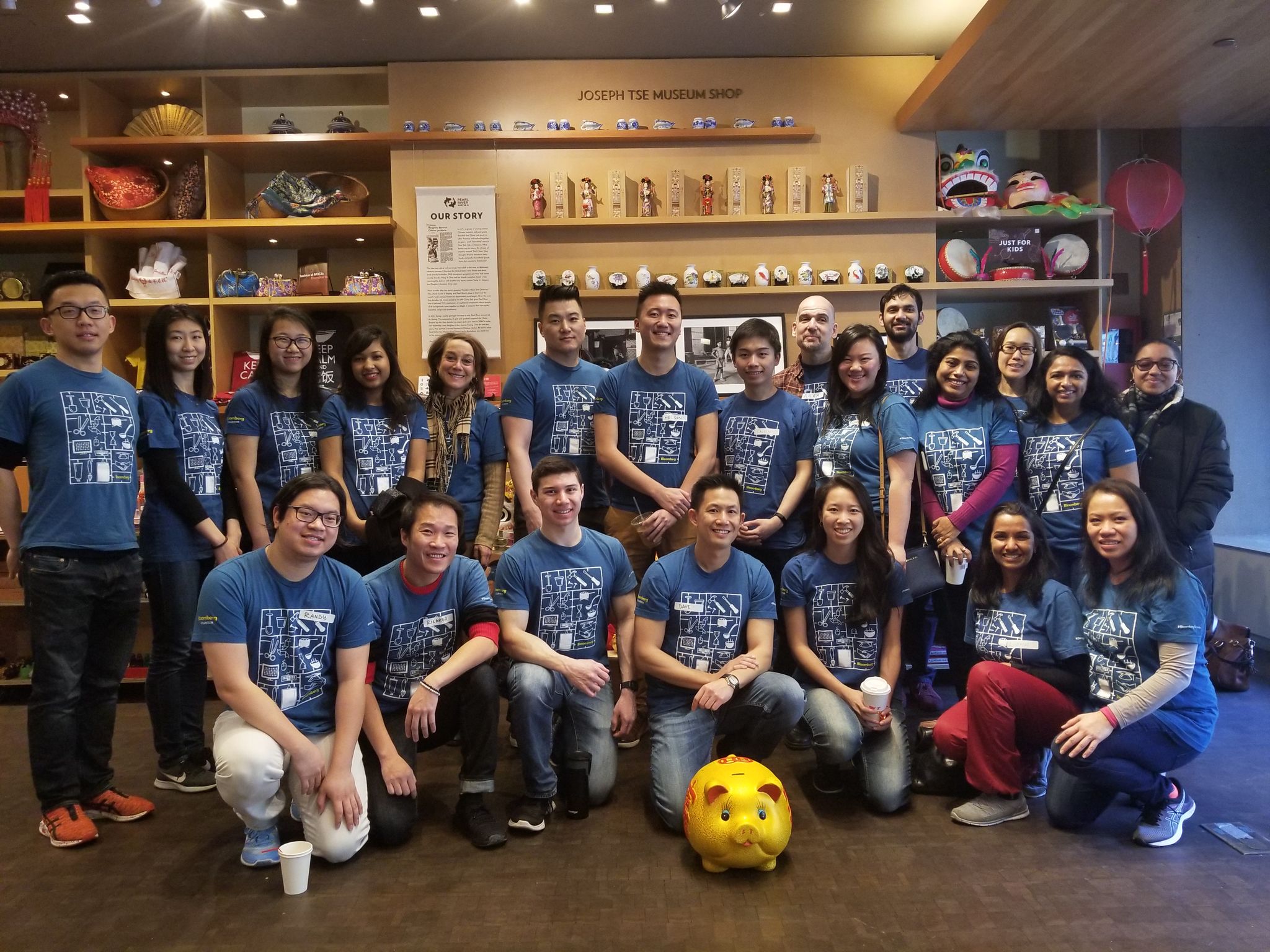 Bloomberg Volunteers at MOCA's Lunar New Year Family Festival