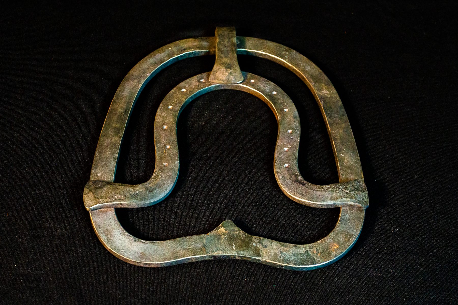 Tule horseshoe replica created by Patrick Daniel. Courtesy of the Locke Foundation, Museum of Chinese in America (MOCA) Collection.