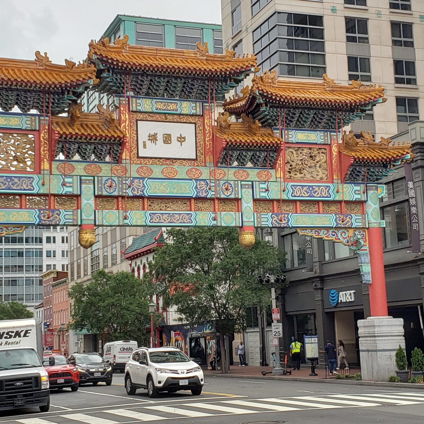 The beautiful D.C Chinatown Gate. Photo taken by Harvey Ngai.