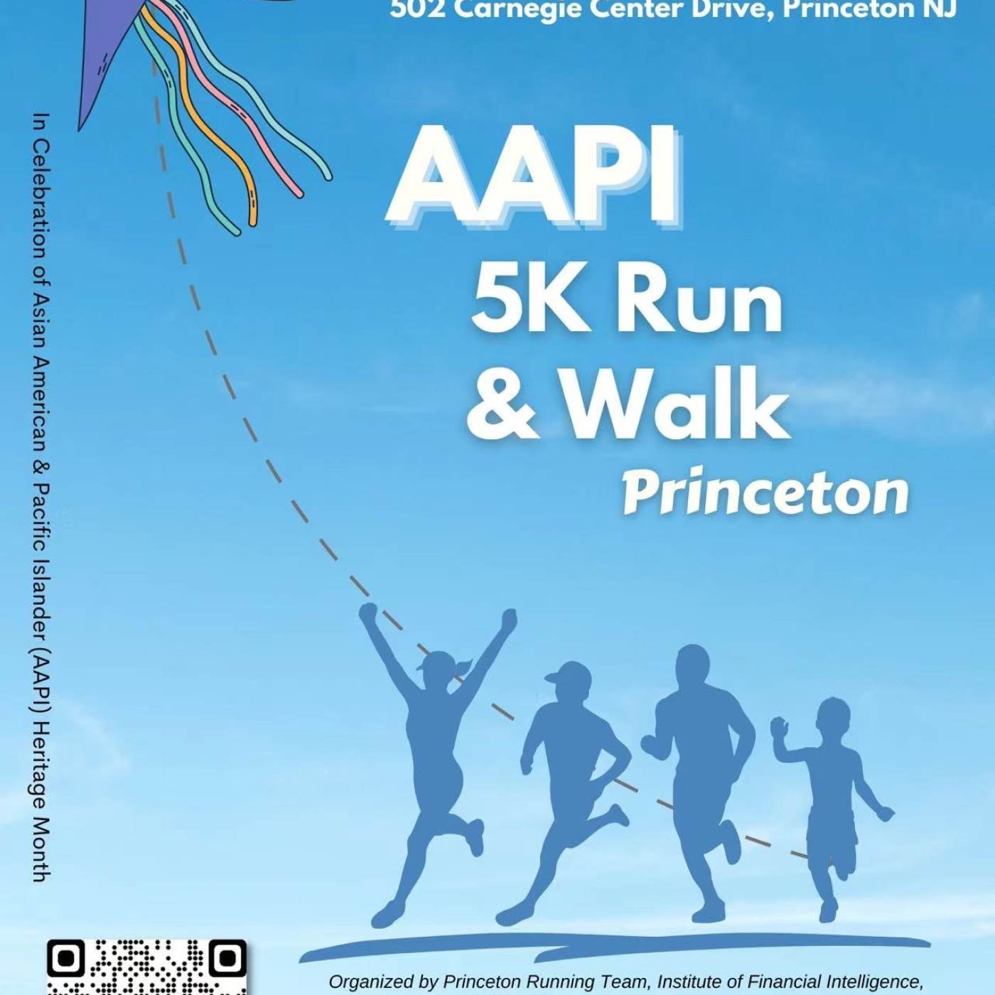 AAPI 5K Run & Walk Princeton Flyer, designed by Ming Kuang