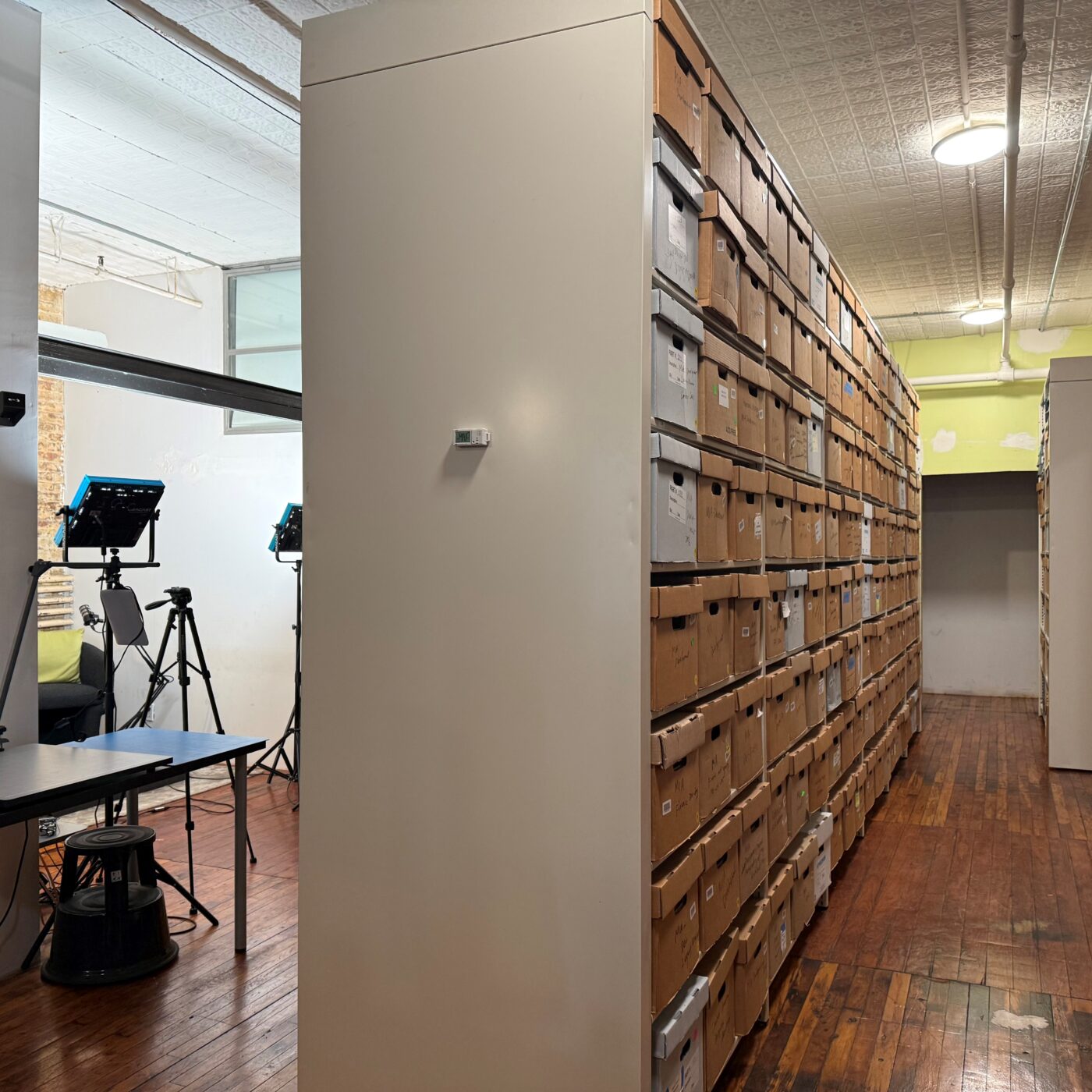 MOCA新馆藏研究中心一角的掠影。照片由马越拍摄。