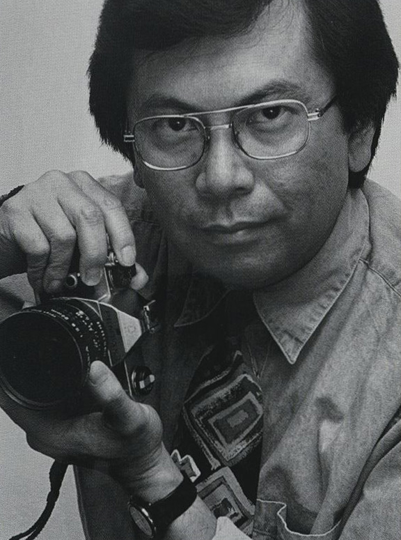 Corky Lee, self-portrait in New York, 1990s. Reprinted from Fifty Years of Photographic Justice: Corky Lee's Asian America, ed. Chee Wang Ng and Mae Ngai (Clarkson Potter, 2024), pg. 112.
